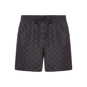Gucci Men Gg Print Nylon Swimsuit